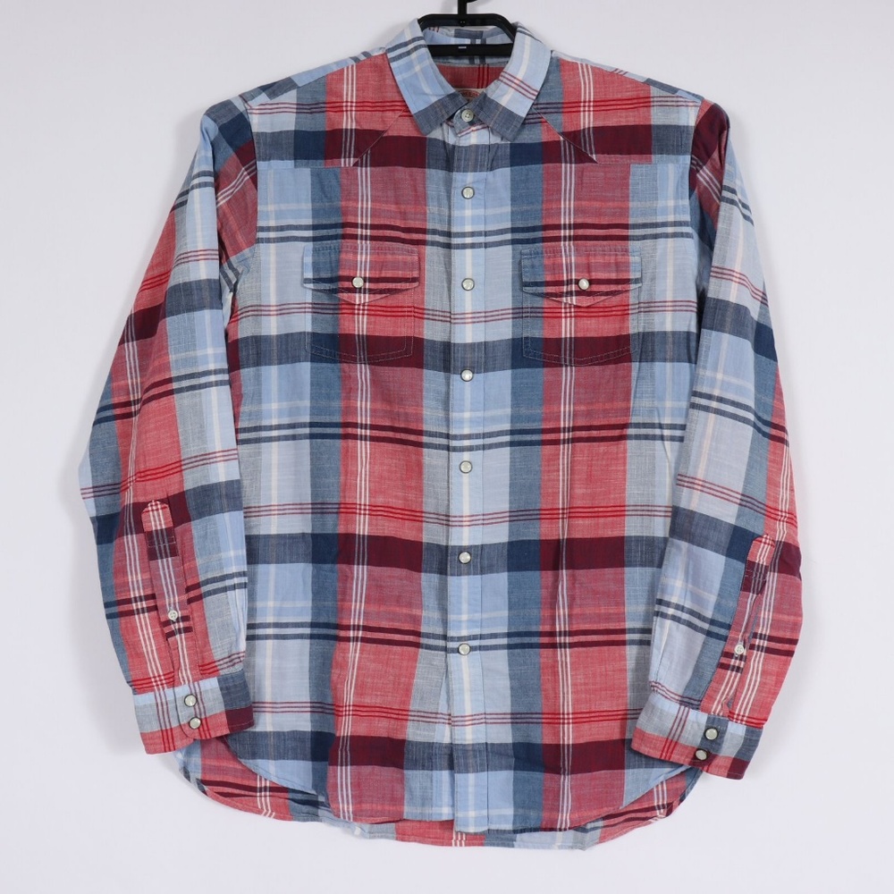 Brooks Brothers Western Pearl Snap Shirt Medium